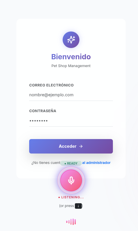 Voice Screen Interface